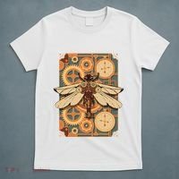 Steampunk Dragonfly Victorian Art Mechanical Steam Punk T-Shirt thumb 5