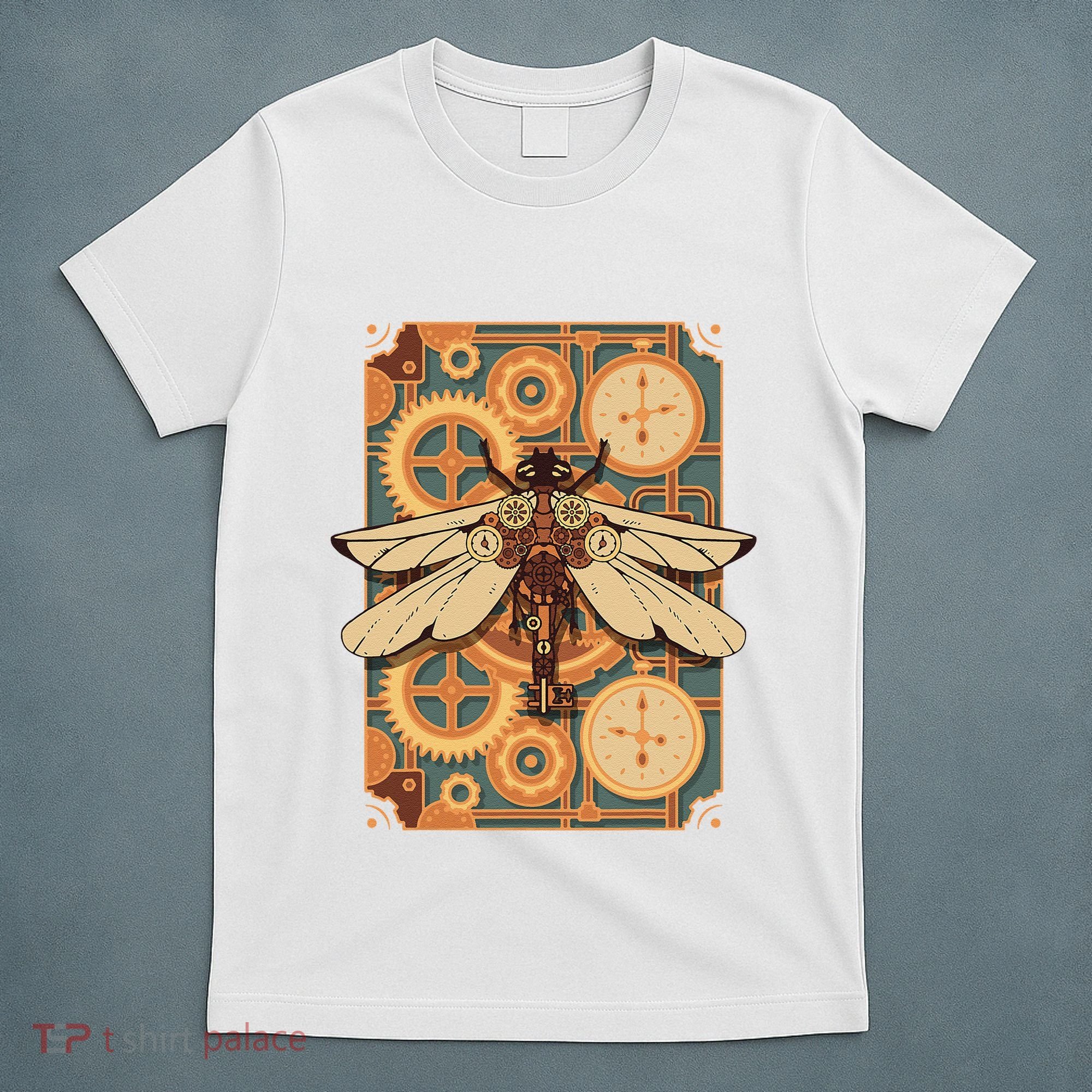 Steampunk Dragonfly Victorian Art Mechanical Steam Punk T-Shirt