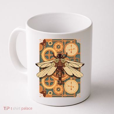 Steampunk Dragonfly Victorian Art Mechanical Steam Punk Coffee Mug