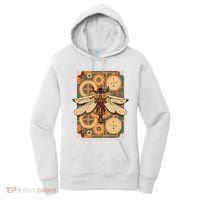 Steampunk Dragonfly Victorian Art Mechanical Steam Punk Women's Hoodie thumb 0