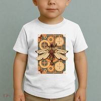 Steampunk Dragonfly Victorian Art Mechanical Steam Punk Toddler T-Shirt thumb 2