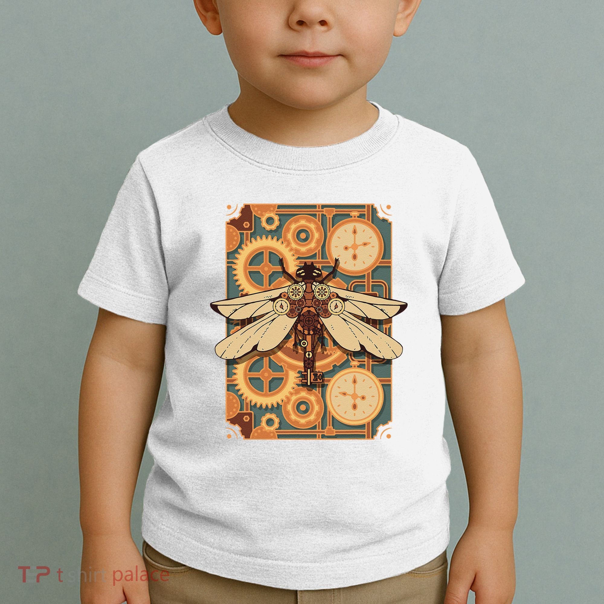 Steampunk Dragonfly Victorian Art Mechanical Steam Punk Toddler T-Shirt