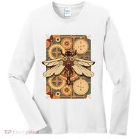 Steampunk Dragonfly Victorian Art Mechanical Steam Punk Women's Long Sleeve Shirt thumb 0