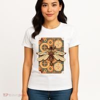 Steampunk Dragonfly Victorian Art Mechanical Steam Punk Women's T-Shirt thumb 4