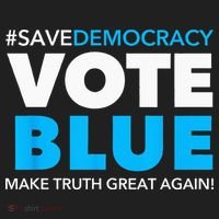 Save Democracy Vote Blue Make Truth Great Again Beanie thumb 2