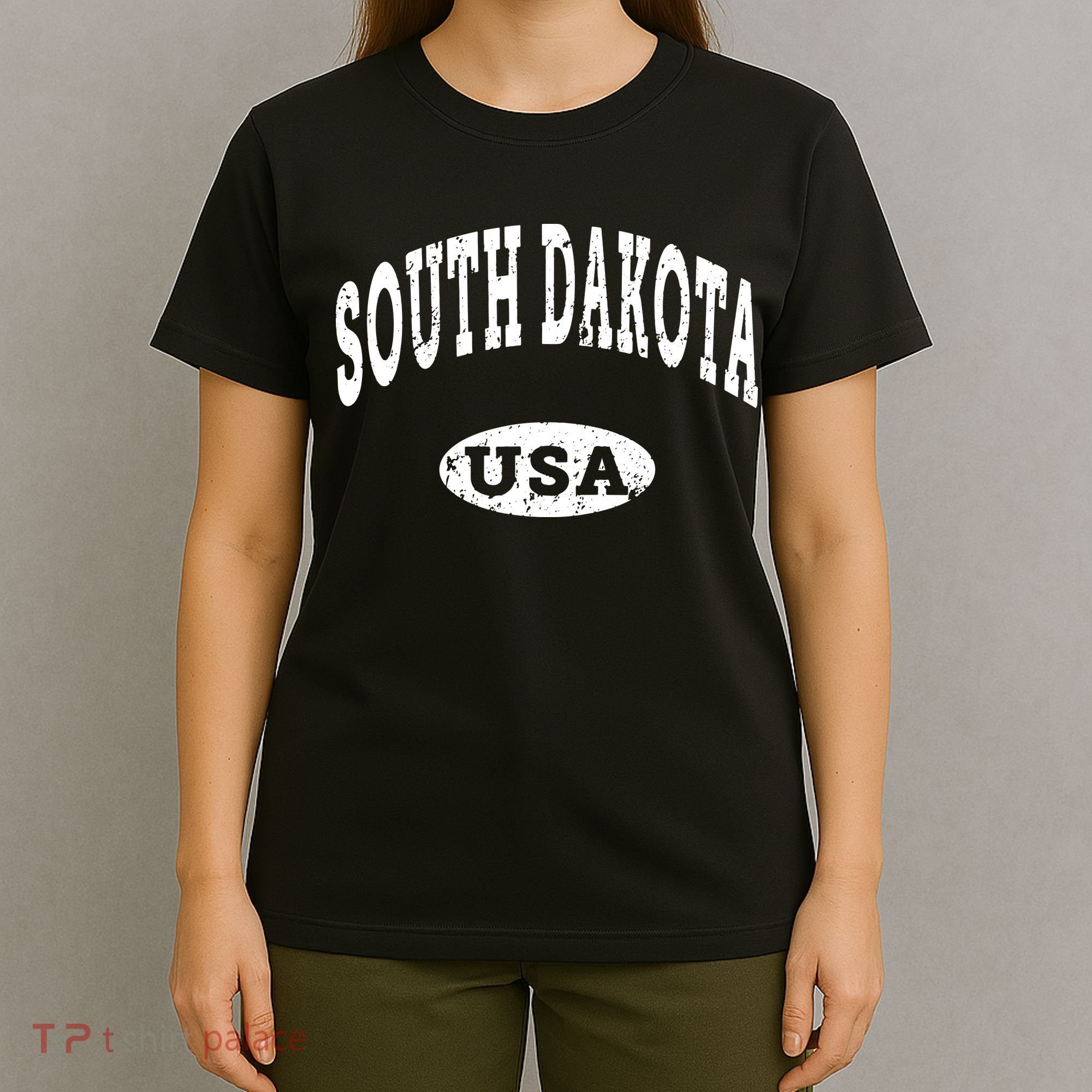 South Dakota Vintage Distressed Usa T-Shirt
