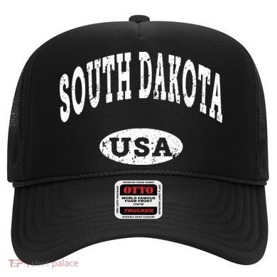 South Dakota Vintage Distressed Usa Hat