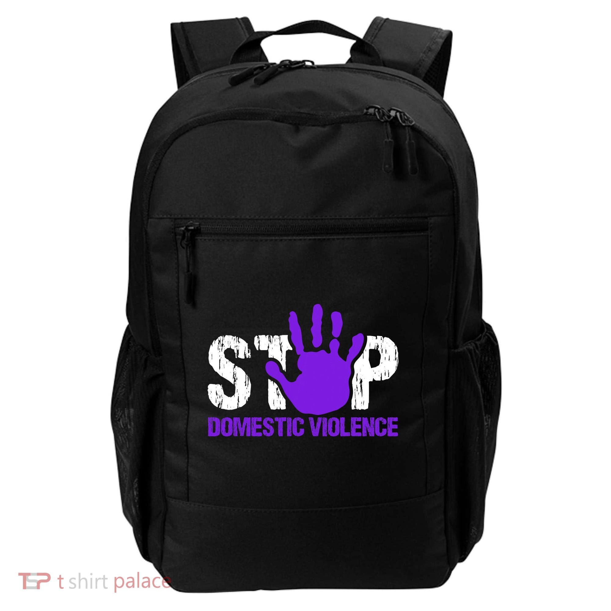 Stop Domestic Violence Awareness Backpack