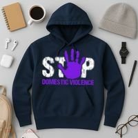 Stop Domestic Violence Awareness Hoodie thumb 3