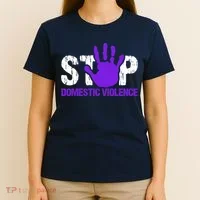 Stop Domestic Violence Awareness T-Shirt thumb 4