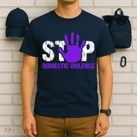 Stop Domestic Violence Awareness T-Shirt thumb 6