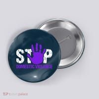 Stop Domestic Violence Awareness Button thumb 0