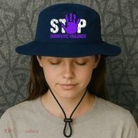 Stop Domestic Violence Awareness Bucket Hat thumb 3