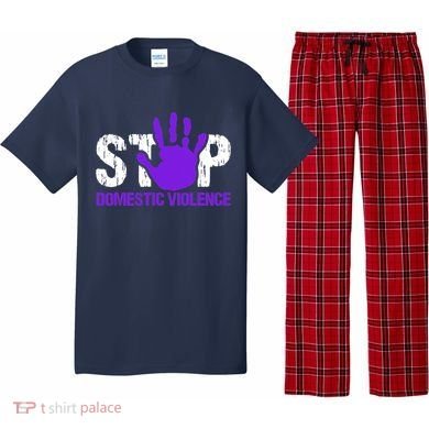 Stop Domestic Violence Awareness Pajama Set