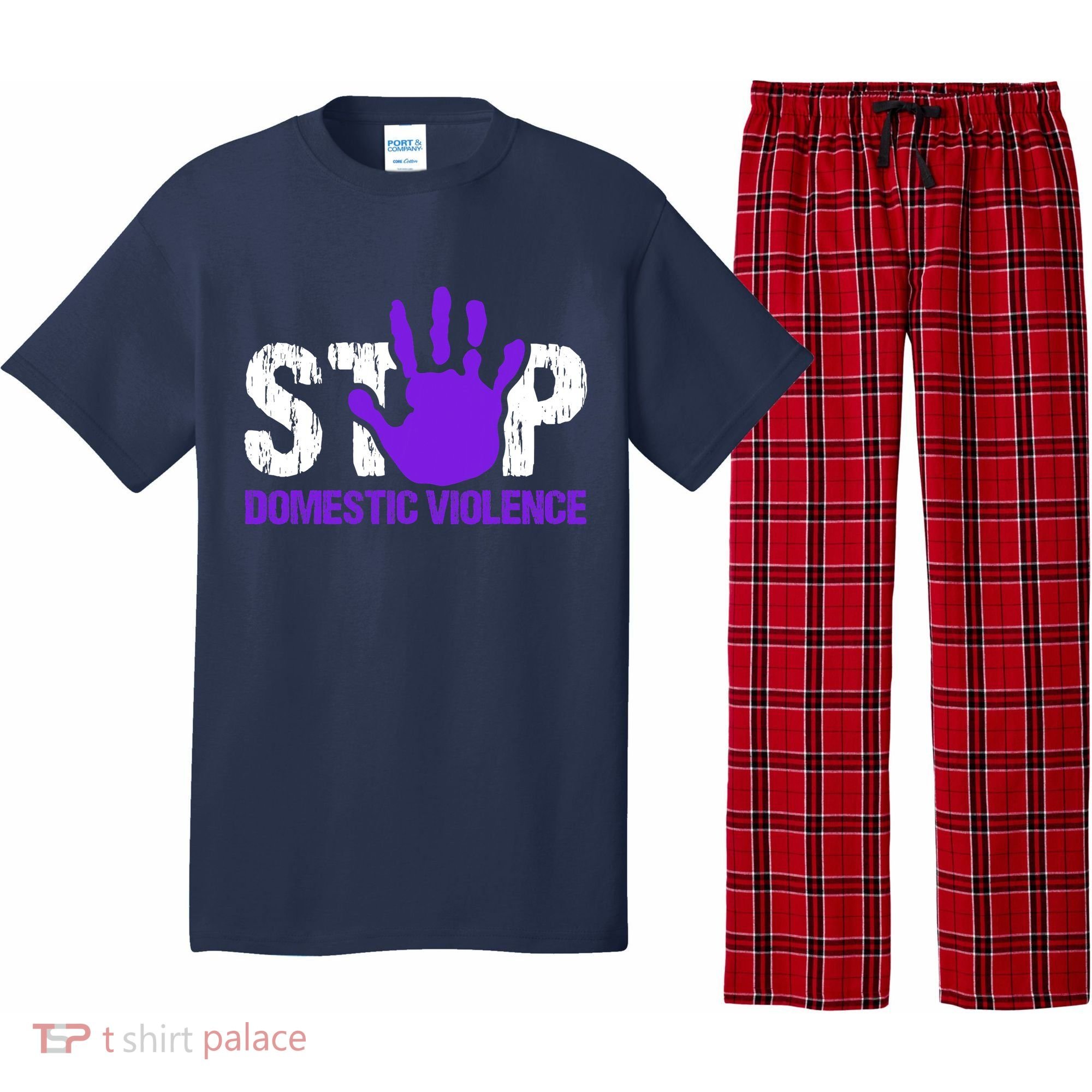 Stop Domestic Violence Awareness Pajama Set