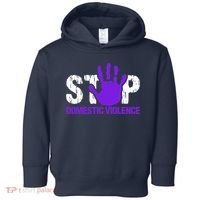 Stop Domestic Violence Awareness Toddler Hoodie thumb 0