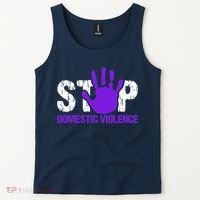 Stop Domestic Violence Awareness Tank Top thumb 2