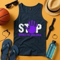 Stop Domestic Violence Awareness Tank Top thumb 4