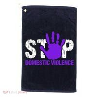 Stop Domestic Violence Awareness Golf Towel thumb 0