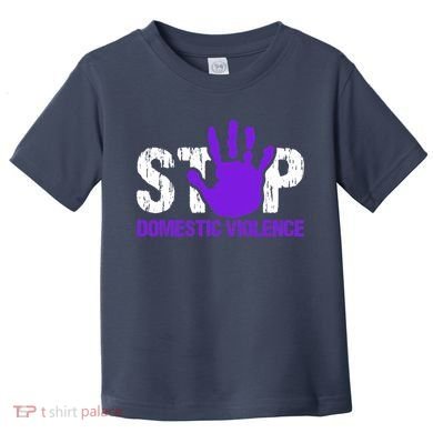 Stop Domestic Violence Awareness Toddler T-Shirt