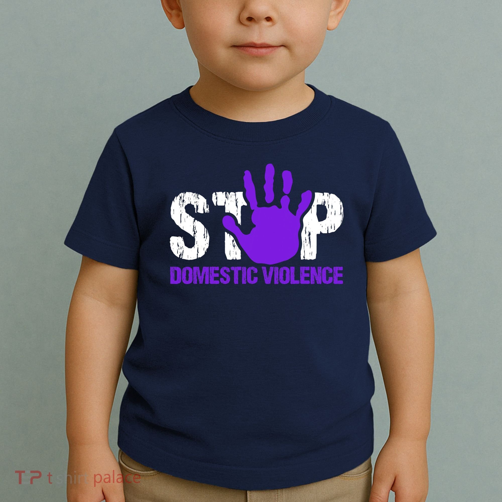 Stop Domestic Violence Awareness Toddler T-Shirt