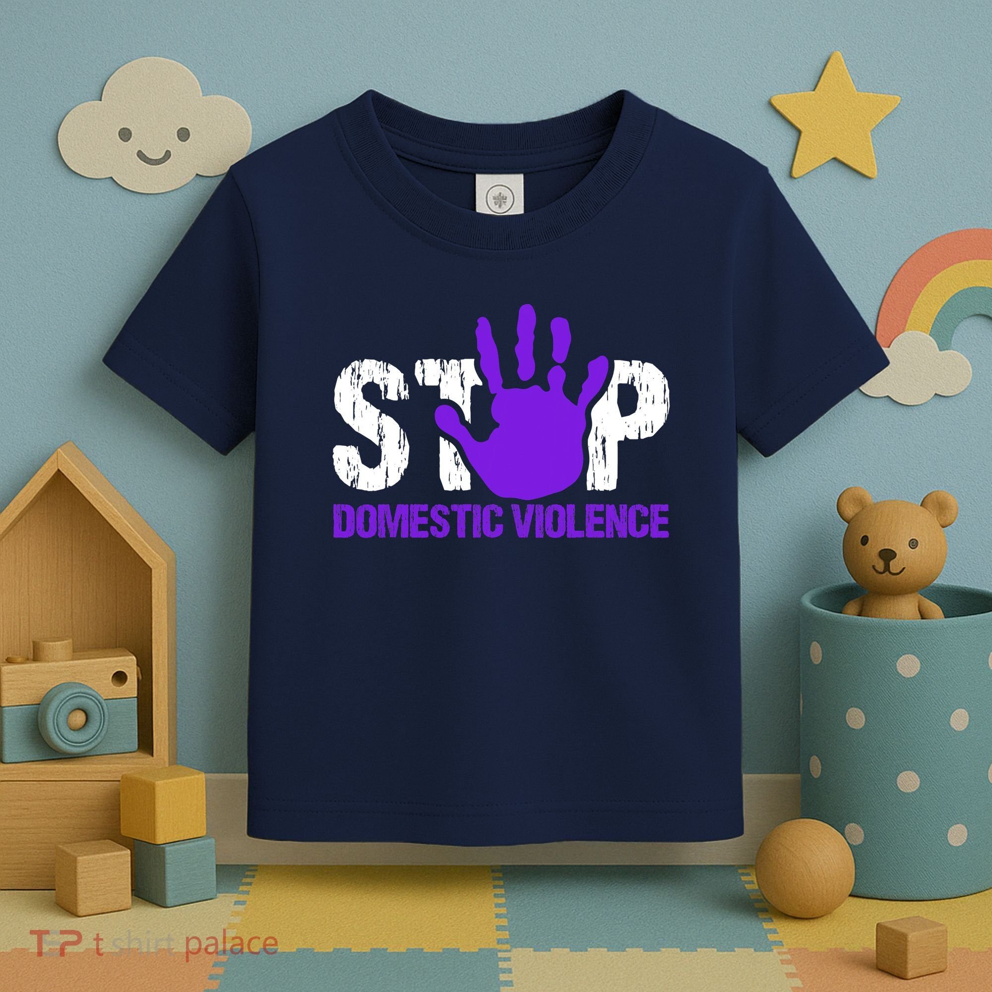 Stop Domestic Violence Awareness Toddler T-Shirt