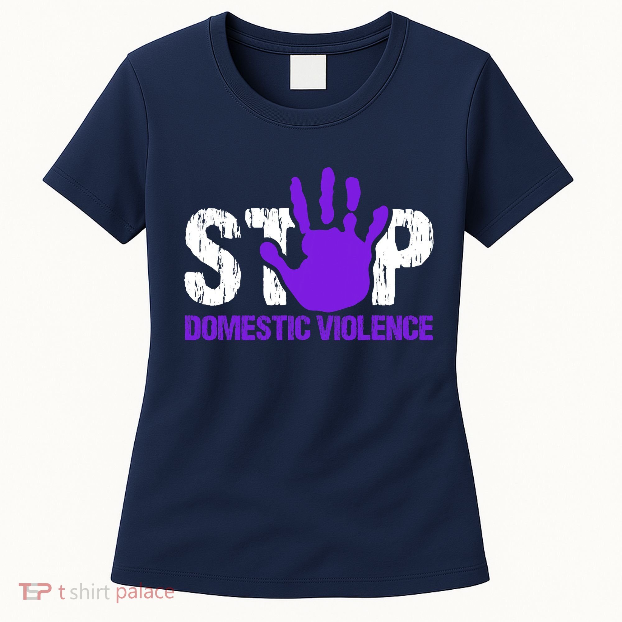 Stop Domestic Violence Awareness Women's T-Shirt