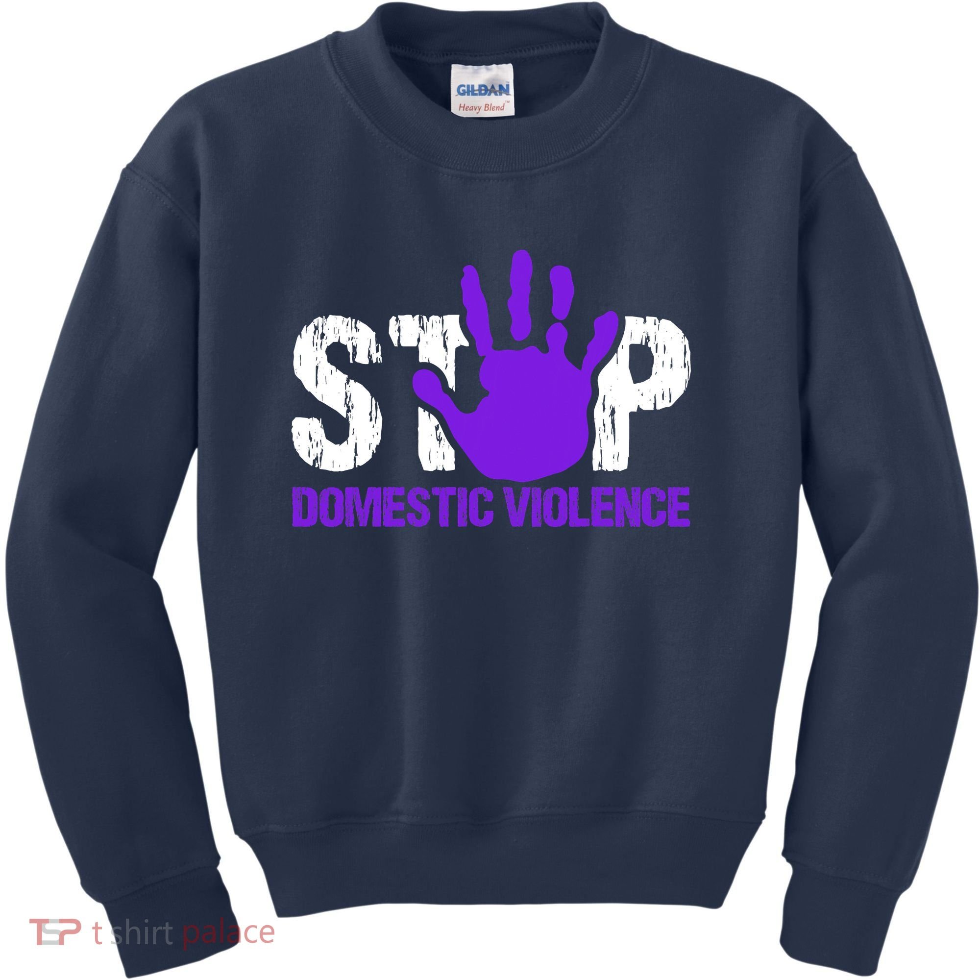 Stop Domestic Violence Awareness Kids Sweatshirt