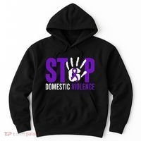 Stop Domestic Violence Awareness Domestic Violence Survivor Hoodie thumb 0