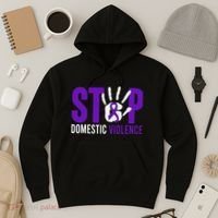 Stop Domestic Violence Awareness Domestic Violence Survivor Hoodie thumb 3