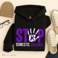 Stop Domestic Violence Awareness Domestic Violence Survivor Hoodie thumb 4
