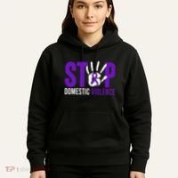 Stop Domestic Violence Awareness Domestic Violence Survivor Hoodie thumb 5