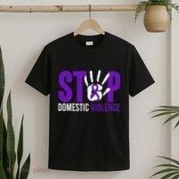 Stop Domestic Violence Awareness Domestic Violence Survivor T-Shirt thumb 2