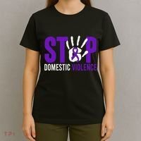 Stop Domestic Violence Awareness Domestic Violence Survivor T-Shirt thumb 4