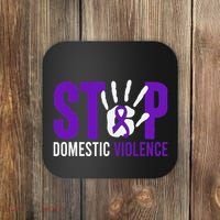Stop Domestic Violence Awareness Domestic Violence Survivor Coaster thumb 0