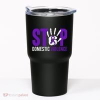 Stop Domestic Violence Awareness Domestic Violence Survivor Tumbler thumb 0