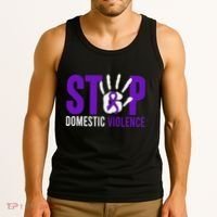 Stop Domestic Violence Awareness Domestic Violence Survivor Tank Top thumb 3