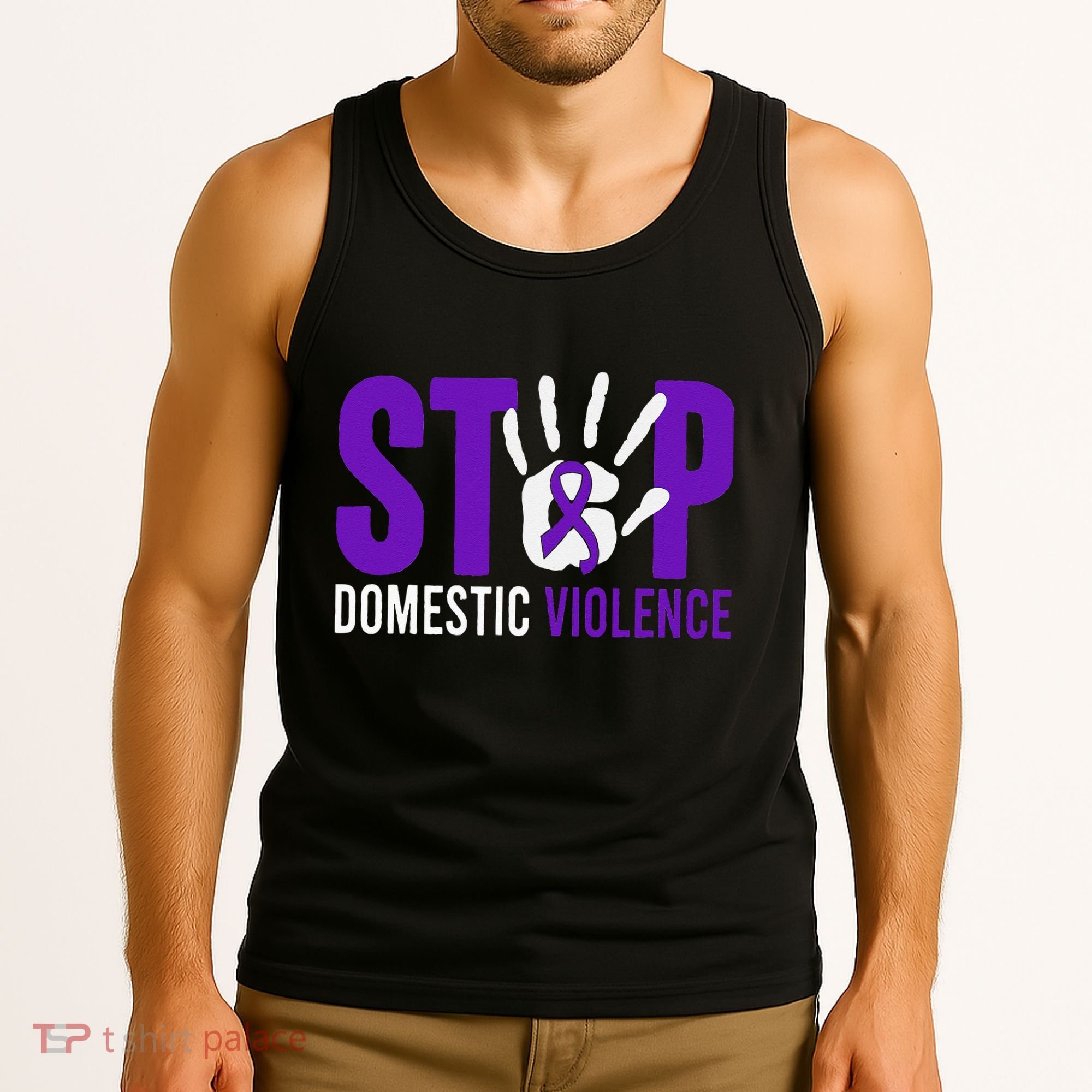 Stop Domestic Violence Awareness Domestic Violence Survivor Tank Top