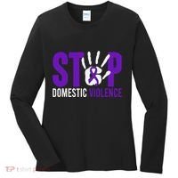 Stop Domestic Violence Awareness Domestic Violence Survivor Women's Long Sleeve Shirt thumb 0