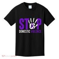 Stop Domestic Violence Awareness Domestic Violence Survivor Kids T-Shirt thumb 0