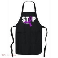 Stop Domestic Violence Awareness Purple Ribbon Apron thumb 0
