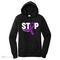 Stop Domestic Violence Awareness Purple Ribbon Women's Hoodie thumb 0