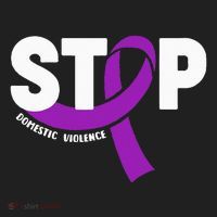 Stop Domestic Violence Awareness Purple Ribbon Golf Towel thumb 3