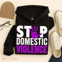 Stop Domestic Violence Domestic Violence Awareness Hoodie thumb 4