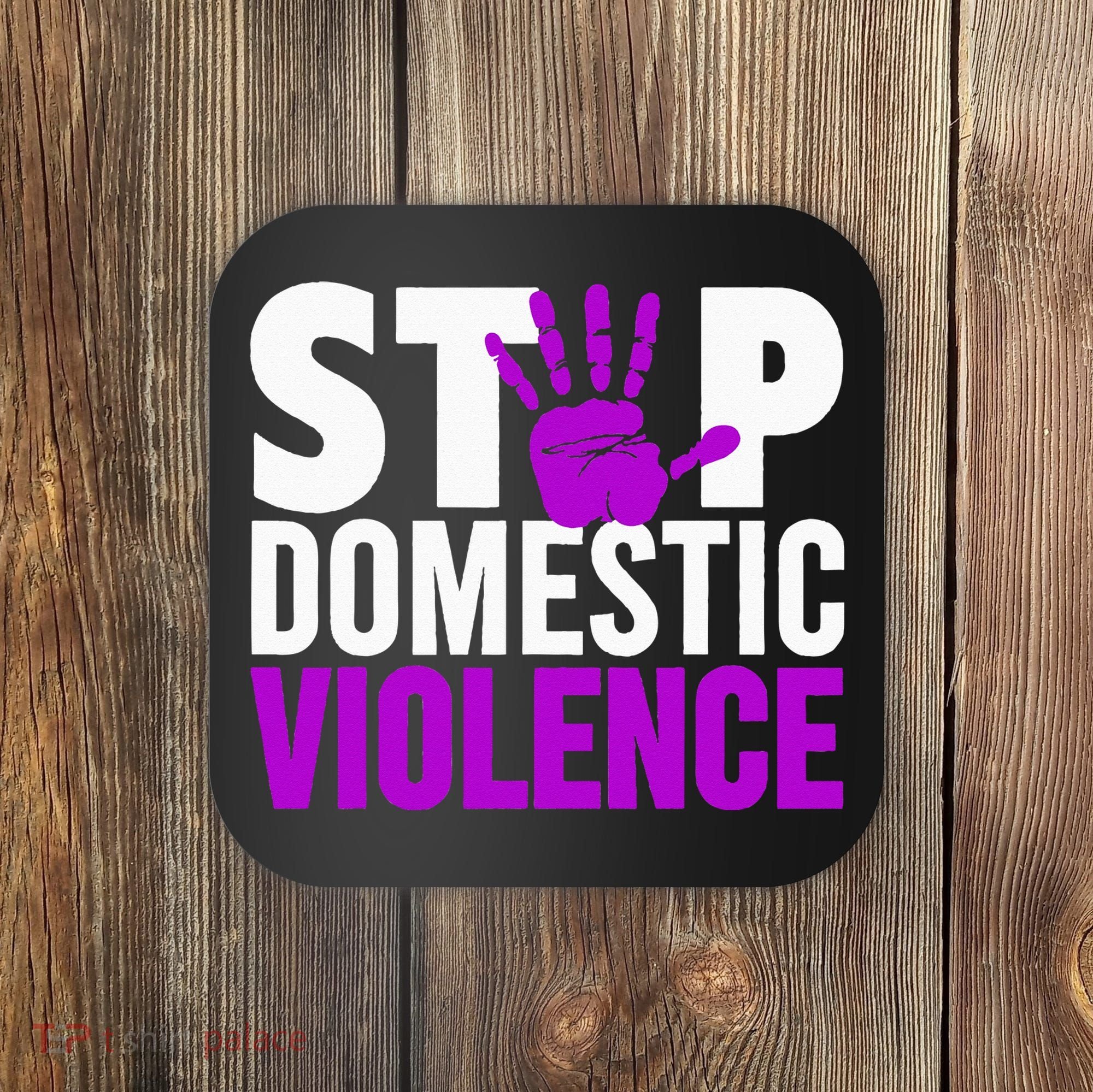 Stop Domestic Violence Domestic Violence Awareness Coaster