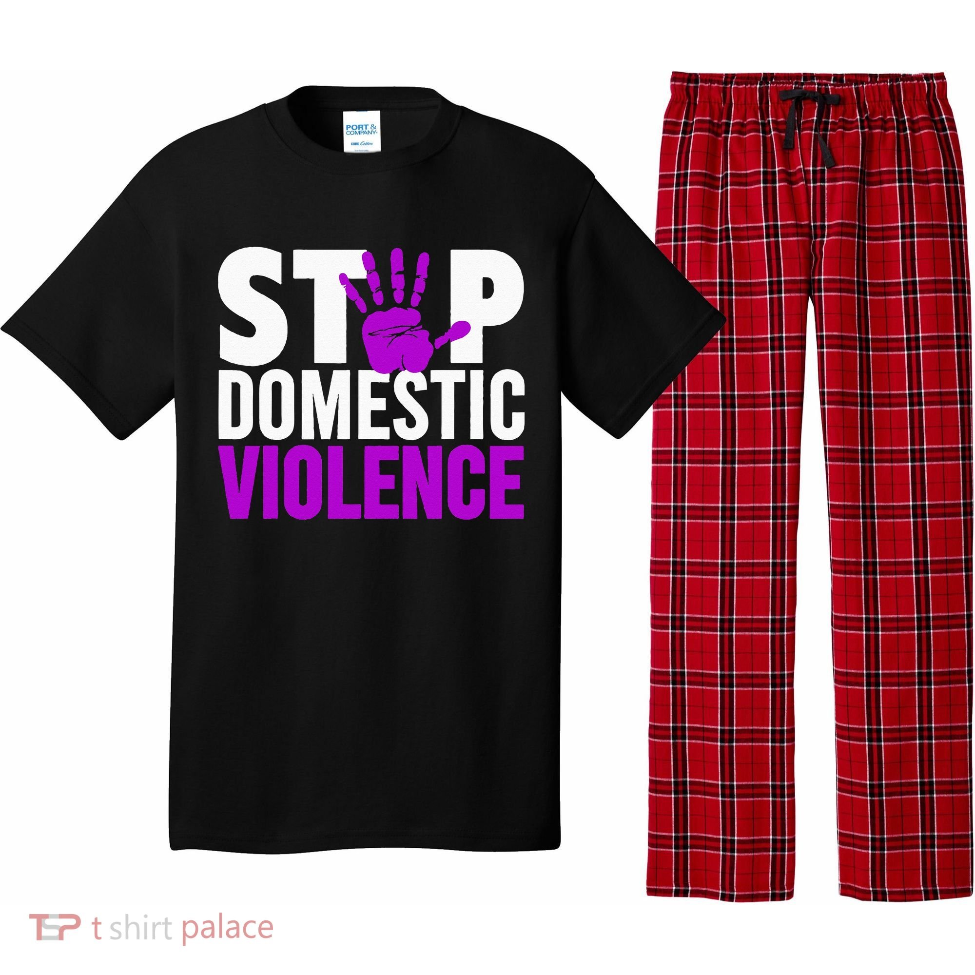 Stop Domestic Violence Domestic Violence Awareness Pajama Set