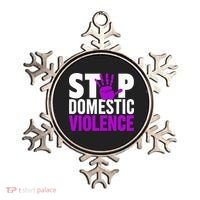 Stop Domestic Violence Domestic Violence Awareness Ornament thumb 0