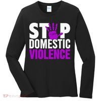 Stop Domestic Violence Domestic Violence Awareness Women's Long Sleeve Shirt thumb 0