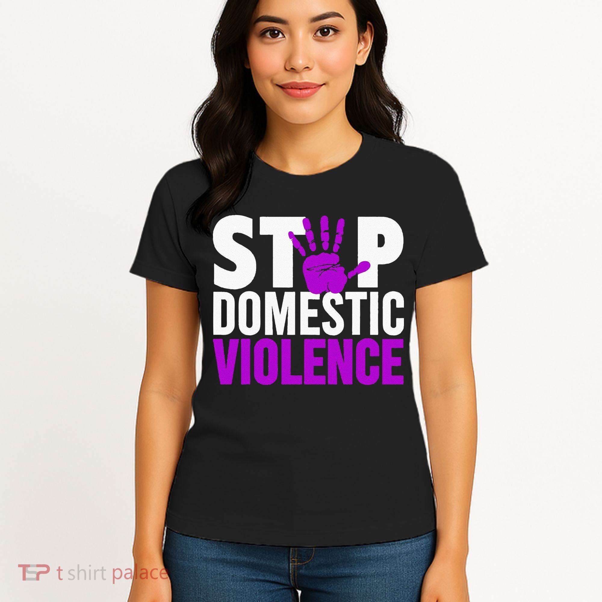 Stop Domestic Violence Domestic Violence Awareness Women's T-Shirt