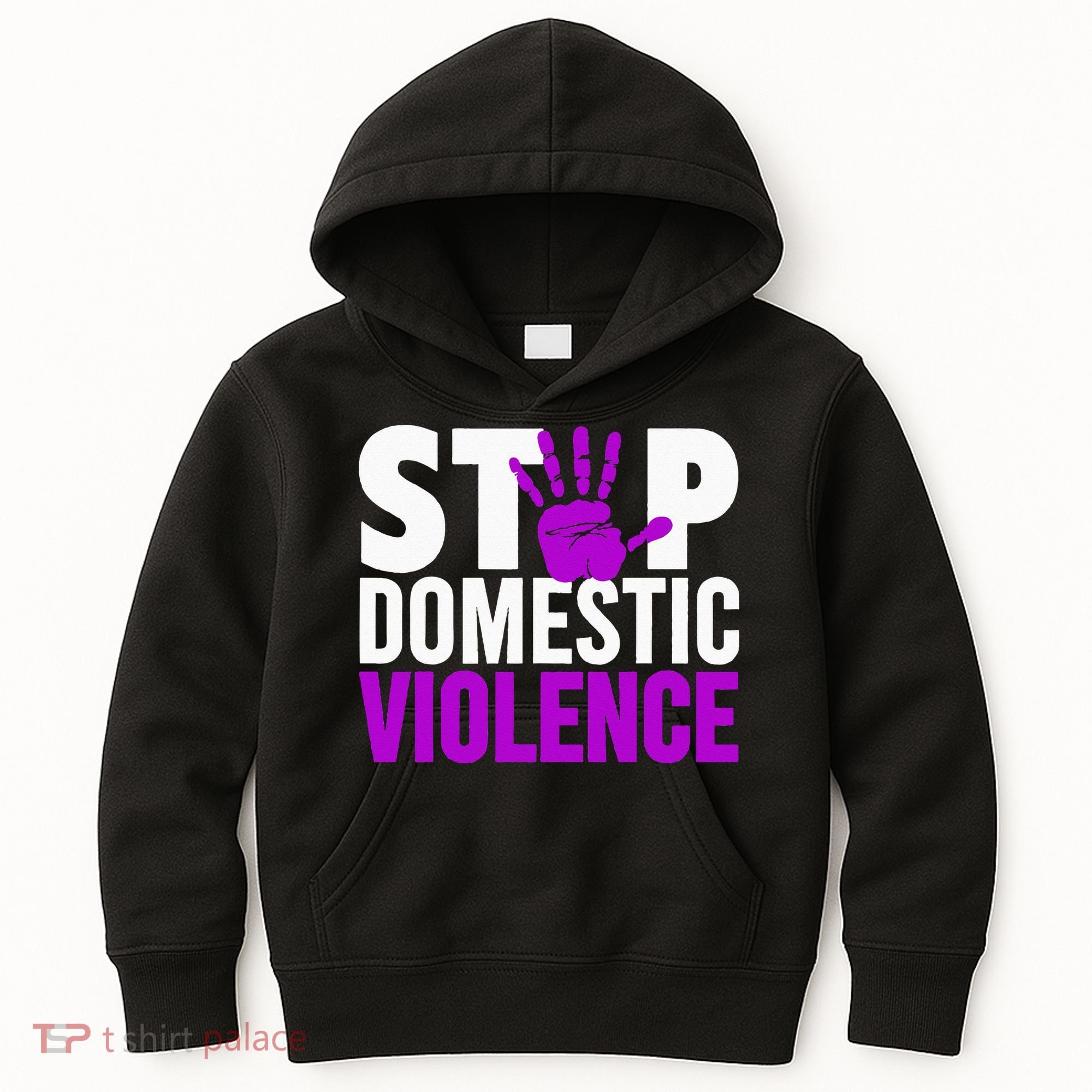 Stop Domestic Violence Domestic Violence Awareness Kids Hoodie